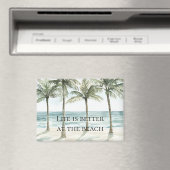 Der Strand des tropischen Palmen Magnet (In Situ (Geschirrspüler))