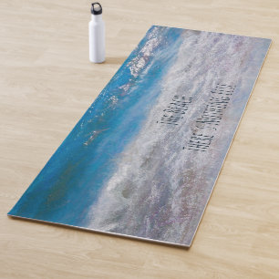 Der Strand, dort ist nichts anderes die gemalte Yogamatte
