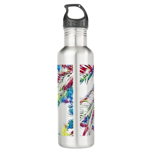 Der Strand Edelstahlflasche (Rückseite)