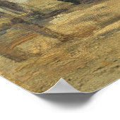 Der Strand - Eugène Boudin Poster (Ecke)