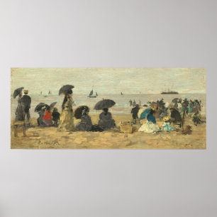 Der Strand - Eugène Boudin Poster