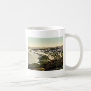 Der Strand, Falmouth, Cornwall, England Vintage-Fo Kaffeetasse