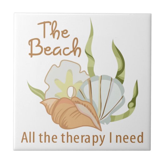 Der Strand Fliese (Vorderseite)