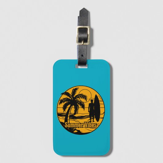 Der Strand Gepäckanhänger (Vorderseite Vertikal)