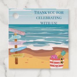 Der Strand Geschenkanhänger