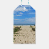 Der Strand Geschenkanhänger (Rückseite)