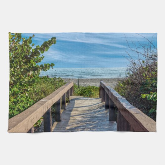 Der Strand Geschirrtuch (Horizontal)