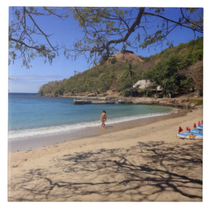 Der Strand im Pigeon Island Nationalpark Fliese