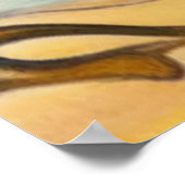 Der Strand im Sommer | AI Art Poster (Ecke)