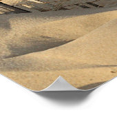 Der Strand in den Dünen Poster (Ecke)