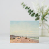 Der Strand in Long Branch, New Jersey Postkarte (Stehend Vorderseite)