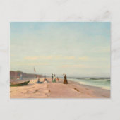 Der Strand in Long Branch, New Jersey Postkarte (Vorderseite)