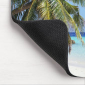 Der Strand ist besser als Arbeits-Mausunterlage Mousepad (Ecke)