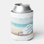 Der Strand ist immer eine gute Idee, im Sommer Dosenkühler (Kanne Vorderseite)