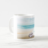 Der Strand ist immer eine gute Idee, im Sommer Kaffeetasse (Vorderseite Links)