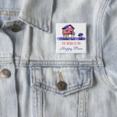 Der Strand ist mein glücklicher Ort Button (Beispiel)