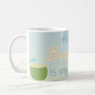 Der Strand ist mein glücklicher Ort Kaffeetasse