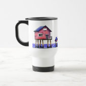 Der Strand ist mein glücklicher Ort Reisebecher (Links)