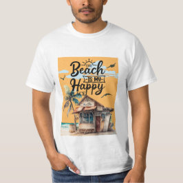 Der Strand ist mein glücklicher Ort Sommer T-Shirt