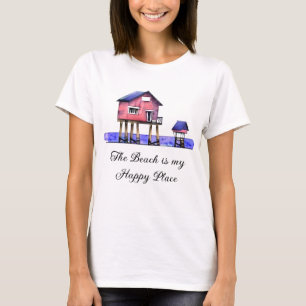 Der Strand ist mein glücklicher Ort T-Shirt