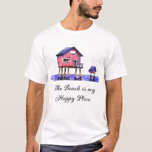 Der Strand ist mein glücklicher Ort T-Shirt