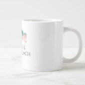 Der Strand ist ruhig und das Leben ist endlich ein Jumbo-Tasse (Rechts)