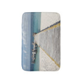 Der Strand ist sehr ruhig Badematte (Vorderseite Vertikal)