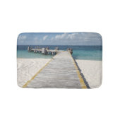 Der Strand ist sehr ruhig Badematte (Vorderseite)