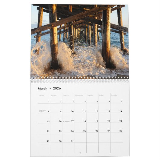 Der Strand Kalender (Mär 2026)