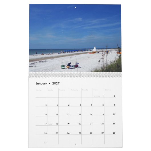 DER STRAND KALENDER (Jan 2027)