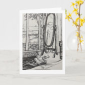 Der Strand Karte (Gelbe Blume)