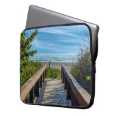 Der Strand Laptopschutzhülle (Vorderseite Links)