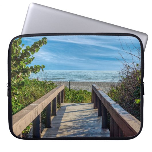 Der Strand Laptopschutzhülle (Vorderseite)