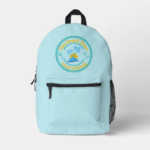 Der Strand macht alles wieder gut Bedruckter Rucksack