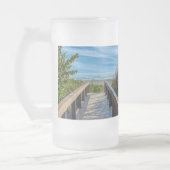 Der Strand Mattglas Bierglas (Links)