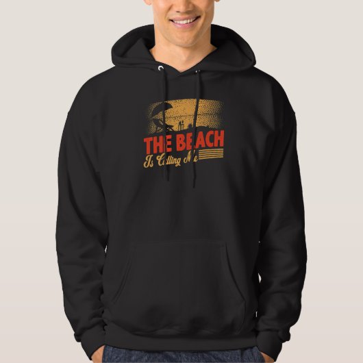 Der Strand nennt mich Paradies Hawaii Aloha Surf Hoodie (Vorderseite)