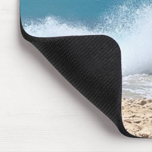 Der Strand nennt mich Tropenparadies Mousepad (Ecke)