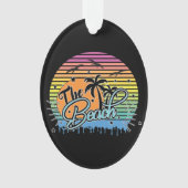 Der Strand Ornament (Vorderseite)