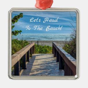 Der Strand Ornament Aus Metall