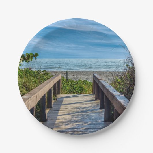 Der Strand Pappteller (Vorderseite)
