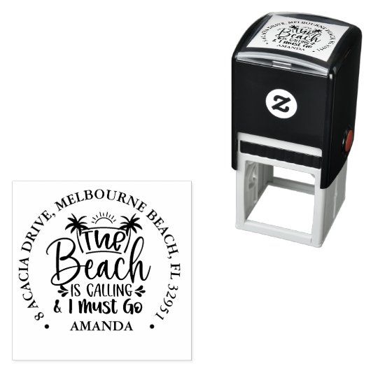 Der Strand Permastempel (Beispiel)