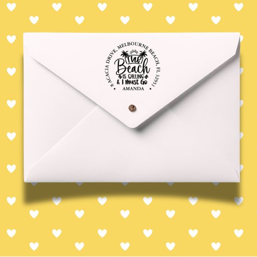 Der Strand Permastempel