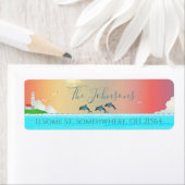 Der Strand Personalisierte Rücksendeadressen-Aufkl (Insitu)