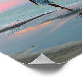 Der Strand Poster (Ecke)