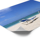 Der Strand Poster (Ecke)