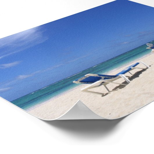 Der Strand Poster (Ecke)