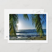 , der Strand Postkarte (Vorne/Hinten)