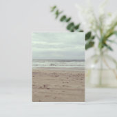 Der Strand Postkarte (Stehend Vorderseite)