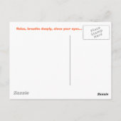 Der Strand Postkarte (Rückseite)