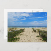 Der Strand Postkarte (Vorne/Hinten)